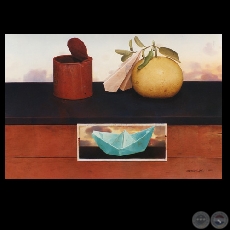 ESTAMPAS, 2002 - Óleo sobre lienzo de SEBASTIÁN DÍAZ